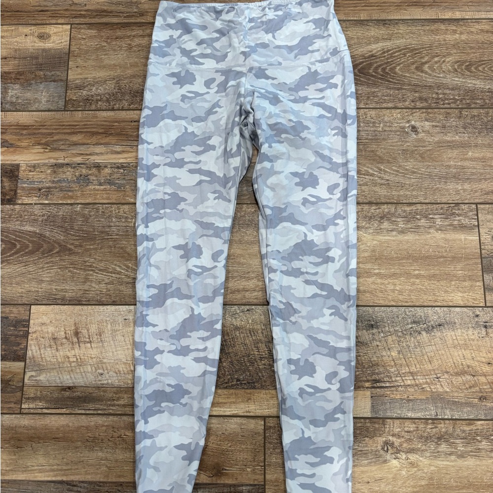 White Camouflage Leggings